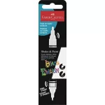 Faber-Castell Akril Marker Kétvégű Fehér Black Edition Shake And Paint