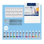 Faber-Castell Akril Festőkészlet 18 Darab/Készlet Festővászonnal és Keverőpalettával
