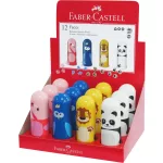 Faber-Castell Faces Hegyező Radírral Vegyes Mintákban