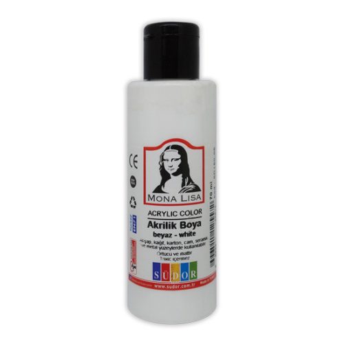 Mona Lisa Akrilfesték Fehér 70 ml