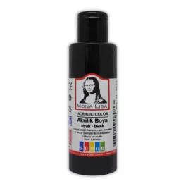 Mona Lisa Akrilfesték Fekete 70 ml