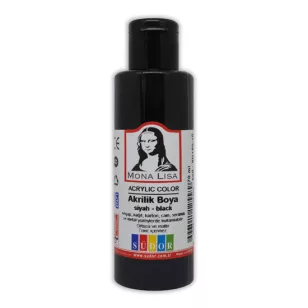 Mona Lisa Akrilfesték Fekete 70 ml