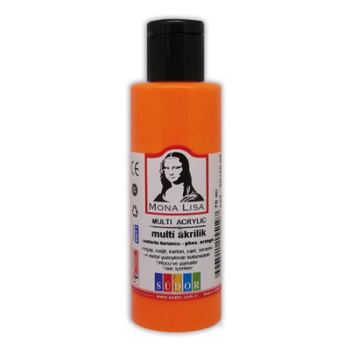 Mona Lisa Akrilfesték Neon Narancs 70 ml