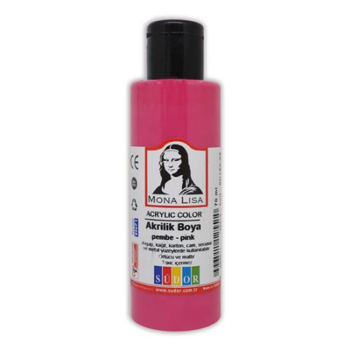 Mona Lisa Akrilfesték Pink 70 ml