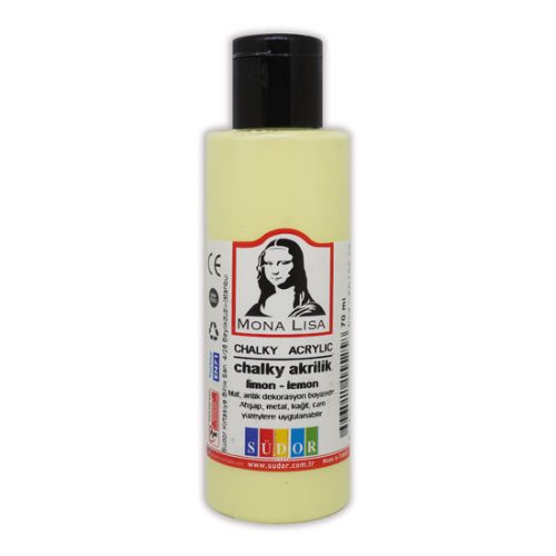 Mona Lisa Krétafesték Kanárisárga 70 ml