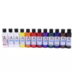 Mona Lisa Akrilfesték Készlet Extra 2 Darab Fehér Színnel 12x70 ml