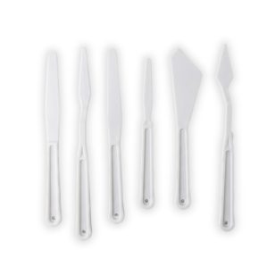 CreArt Műanyag Festőkés Készlet 6 Darab/Csomag