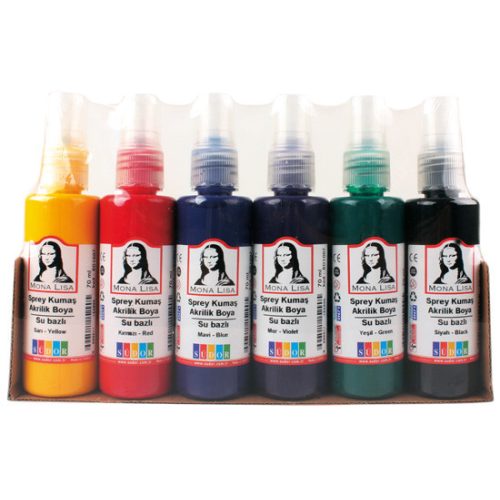 Mona Lisa Akrilfesték Készlet Pumpás Kivitelben 6x70 ml
