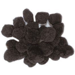 CreArt Pompon 30 mm Fekete 250 Darab/Csomag