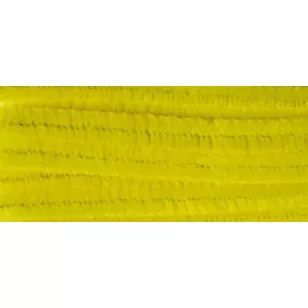 CreArt Zsenília 6x300 mm Citromsárga 100 Darab/Csomag