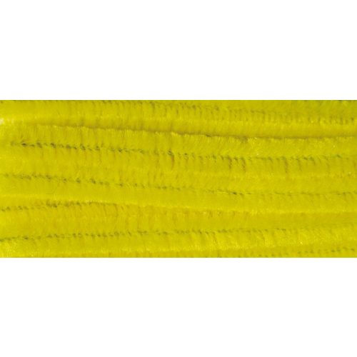 CreArt Zsenília Drót 6x300 mm Citromsárga 100 Darab/Csomag