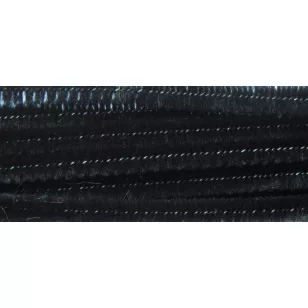 CreArt Zsenília 6x300 mm Fekete 100 Darab/Csomag