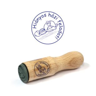   Jutalmazó Nyomda 2 cm Átmérő 7 cm Hosszú Hiányos Házi Feladat Felirattal