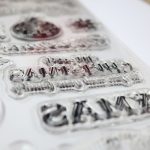 CreArt Szilikon Nyomda Szett 101x203 mm Áttetsző X-mas Minta