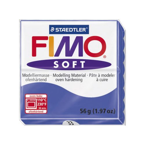 Fimo Soft Süthető Gyurma Fényes Kék 56 gramm