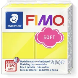 Fimo Süthető Gyurma Soft 57 gramm Citromsárga