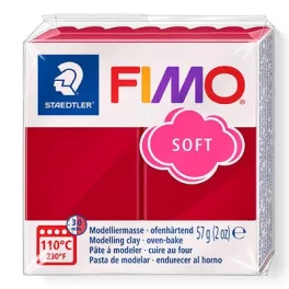 Fimo Süthető Gyurma Soft 57 gramm Meggypiros