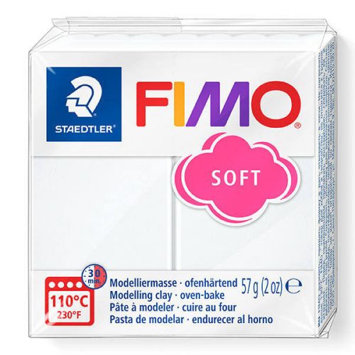 Fimo Soft Süthető Gyurma 57 gramm Fehér