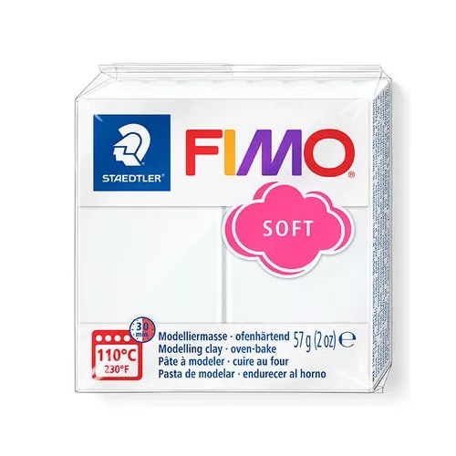 Fimo Soft Süthető Gyurma 57 gramm Fehér