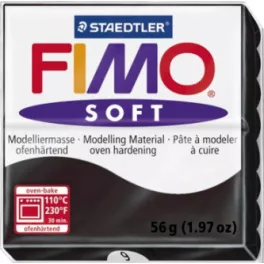 Fimo Soft Süthető Gyurma Fekete 57 gramm