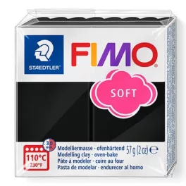 Fimo Soft Süthető Gyurma Fekete 57 gramm