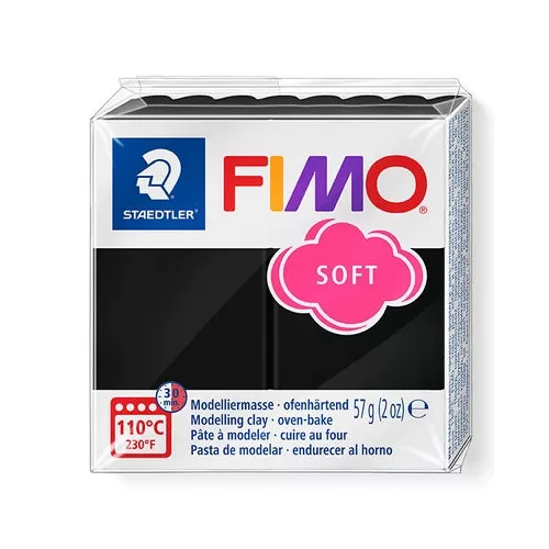 Fimo Soft Süthető Gyurma Fekete 57 gramm