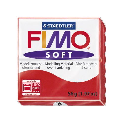 Fimo Soft Süthető Gyurma Indiánpiros 57 gramm