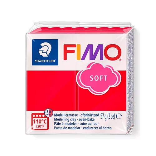 Fimo Soft Süthető Gyurma Indiánpiros 57 gramm