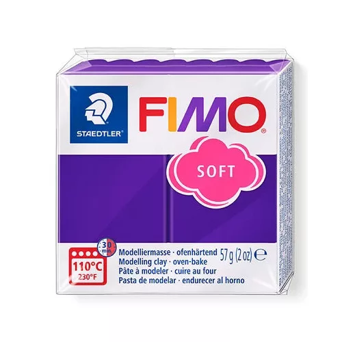 Fimo Süthető Gyurma Soft 57 gramm Szilva