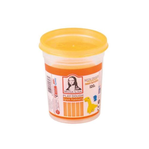 Mona Lisa Play Dough Gyurma Neon Narancssárga 120 gramm
