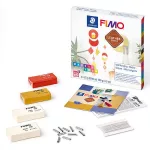 Fimo Süthető Gyurma Készlet Leather Effect 4x25 gramm Mobildísz