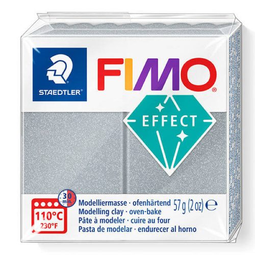 Fimo Süthető Gyurma 57 gramm Metál Ezüst