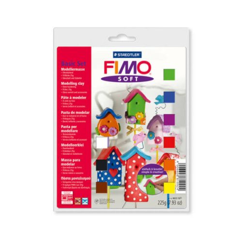 Fimo Süthető Gyurma Készlet Soft 9x25 gramm Basic set