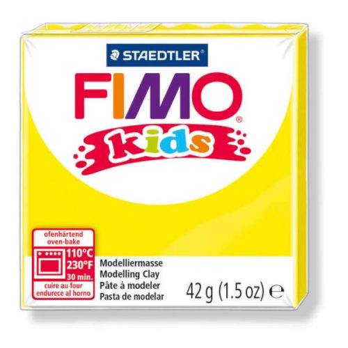Fimo Süthető Gyurma Kids 42 gramm Sárga