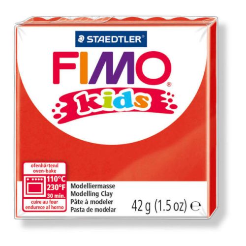 Fimo Süthető Gyurma Kids 42 gramm Piros