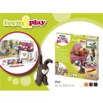 Fimo Süthető Gyurma Készlet Kids F&P 4x42 gramm Állatok