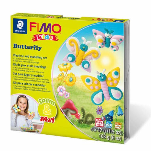 Fimo Süthető Gyurma Készlet Kids F&P 4x42 gramm Pillangók