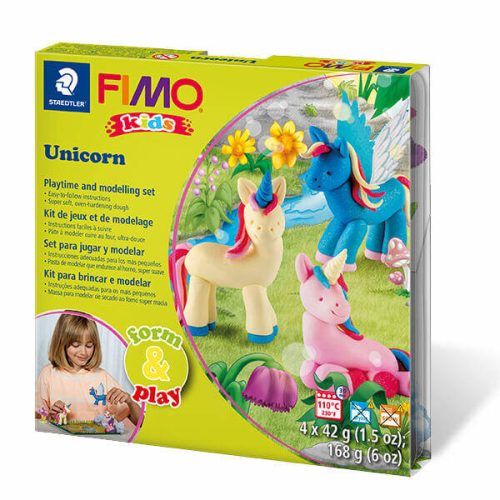 Fimo Süthető Gyurma Készlet Kids F&P 4x42 gramm Unikornis