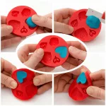 Fimo Nyomóforma Szilikon 7 cm Drágakövek