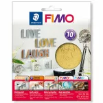 Fimo Metállap 14x14 cm 10 Darab Arany