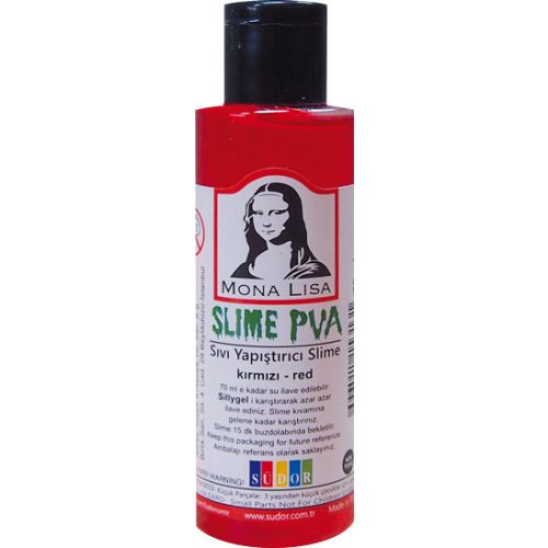 Slime ragasztó 70ml piros sl01-3