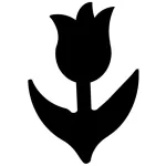 CreArt Formalyukasztó Dekorgumihoz 16 mm Tulipán Minta