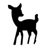 CreArt Formalyukasztó Dekorgumihoz 25 mm Bambi Minta