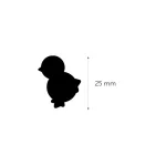 CreArt Formalyukasztó Dekorgumihoz 25 mm Csirke Minta