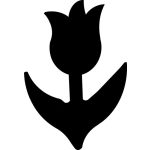 CreArt Formalyukasztó Dekorgumihoz 25 mm Tulipán Minta