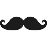 Formalyukasztó 50 mm Bajusz Movember