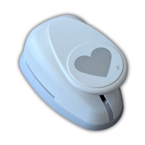 CreArt Formalyukasztó Papírhoz 50 mm Szív Minta