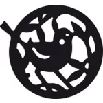 CreArt 3D Sziluett Formalyukasztó 38 mm Madár Minta