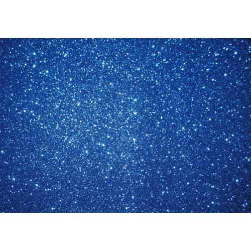 CreArt Dekorgumi Lap kb. 21x30 cm Csillámos Kék