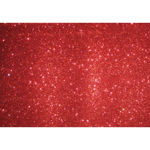 CreArt Dekorgumi Lap kb. 21x30 cm Csillámos Piros